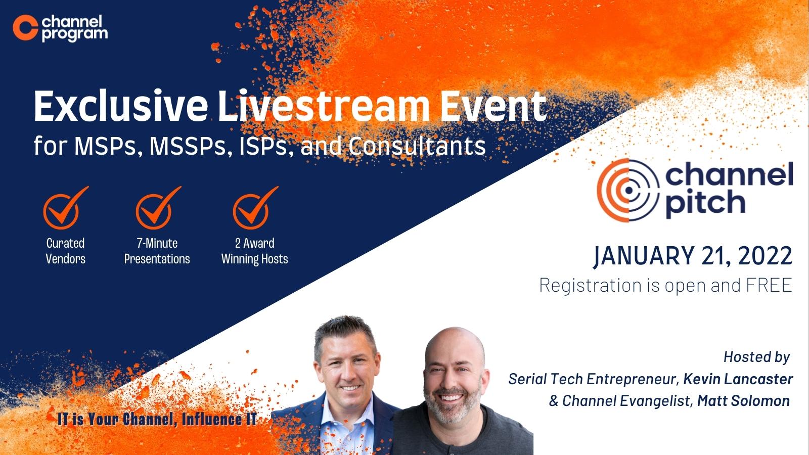 Channel Pitch Livestream Event